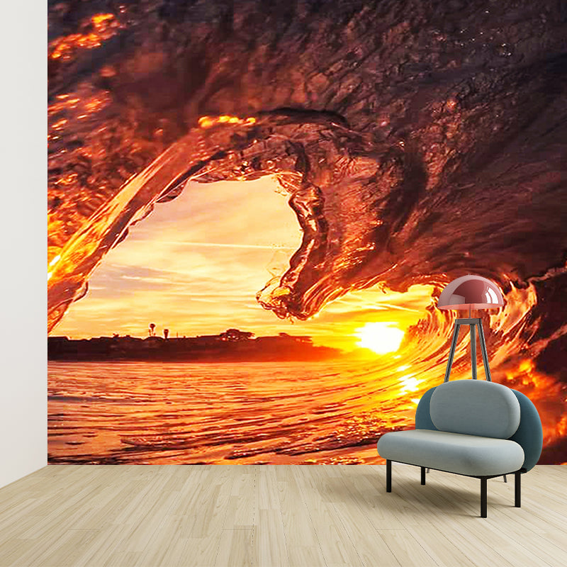 Environment Friendly Resistant Mural Wallpaper Beautiful Sea Sleeping Room Wall Mural