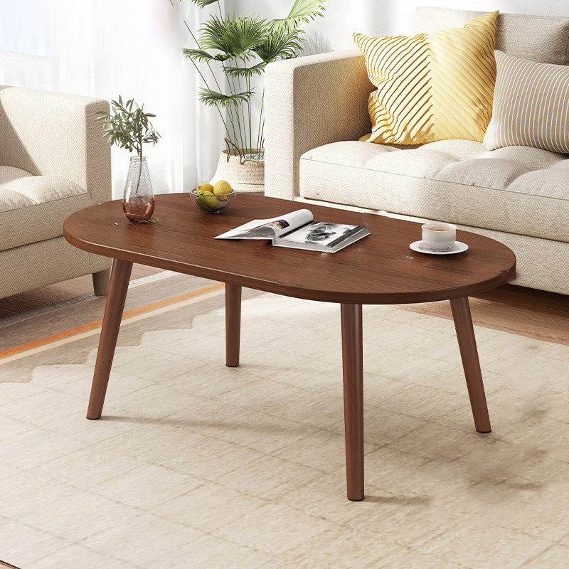 Rectangular Coffee Table with Modern Style Wood in White/wood Color
