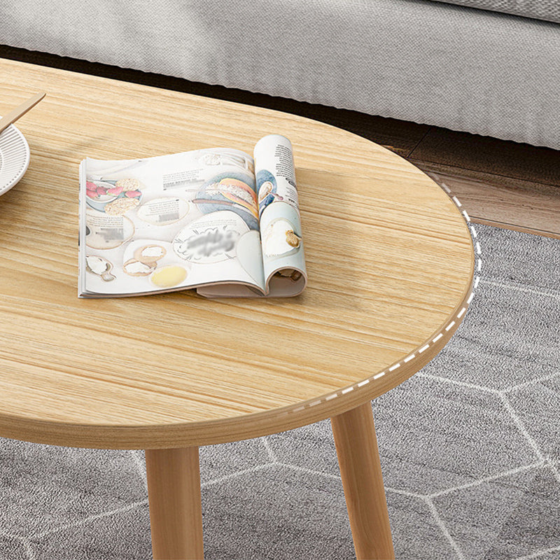 Rectangular Coffee Table with Modern Style Wood in White/wood Color