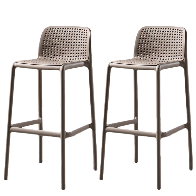 Contemporary Bristol Stackable Stool Matte Finish Plastic Barstool