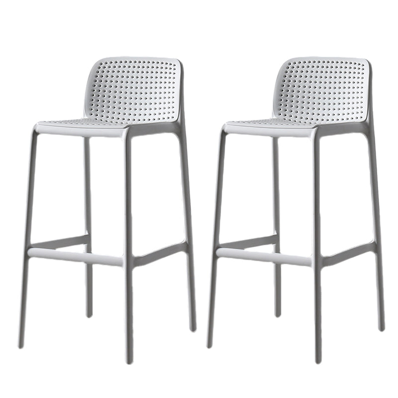 Contemporary Bristol Stackable Stool Matte Finish Plastic Barstool