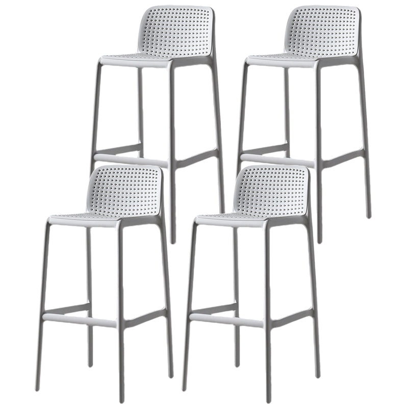 Contemporary Bristol Stackable Stool Matte Finish Plastic Barstool