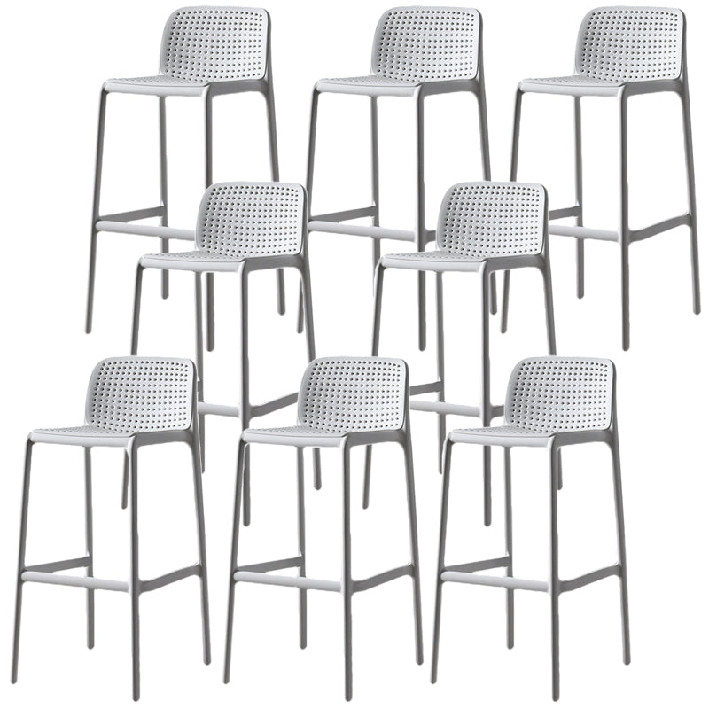 Contemporary Bristol Stackable Stool Matte Finish Plastic Barstool