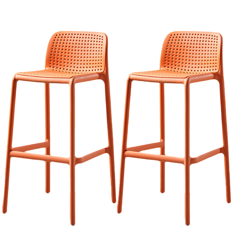 Contemporary Bristol Stackable Stool Matte Finish Plastic Barstool