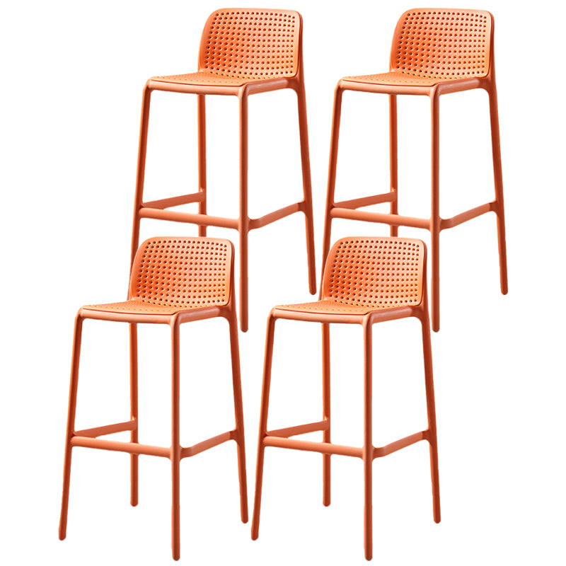 Contemporary Bristol Stackable Stool Matte Finish Plastic Barstool