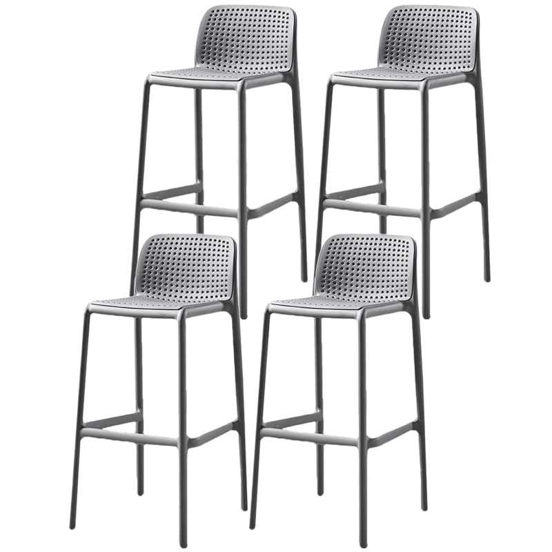 Contemporary Bristol Stackable Stool Matte Finish Plastic Barstool