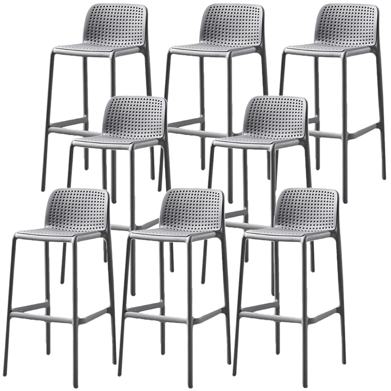 Contemporary Bristol Stackable Stool Matte Finish Plastic Barstool