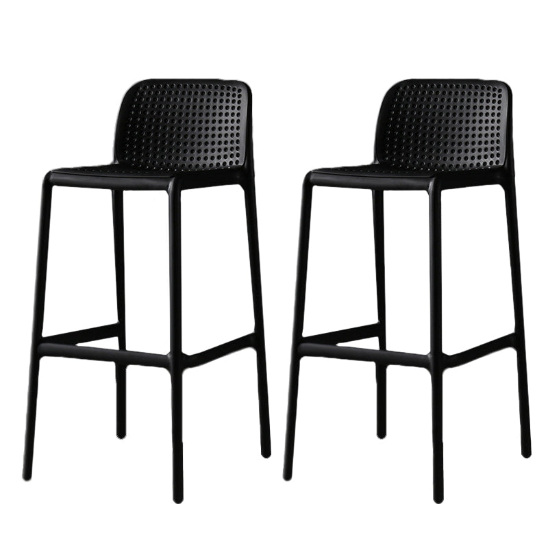 Contemporary Bristol Stackable Stool Matte Finish Plastic Barstool
