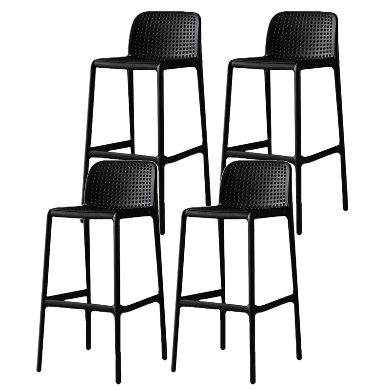 Contemporary Bristol Stackable Stool Matte Finish Plastic Barstool