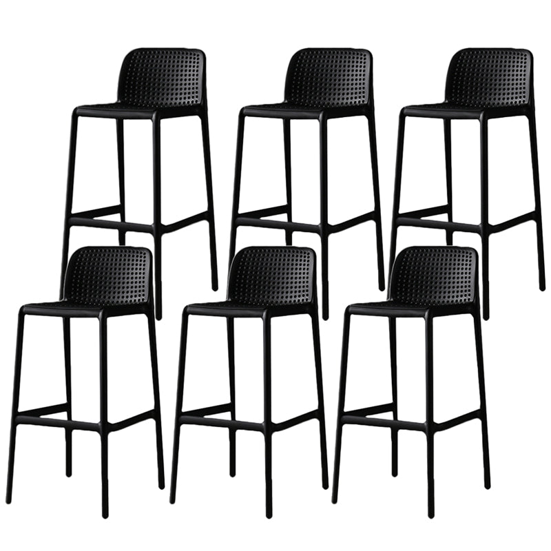Contemporary Bristol Stackable Stool Matte Finish Plastic Barstool