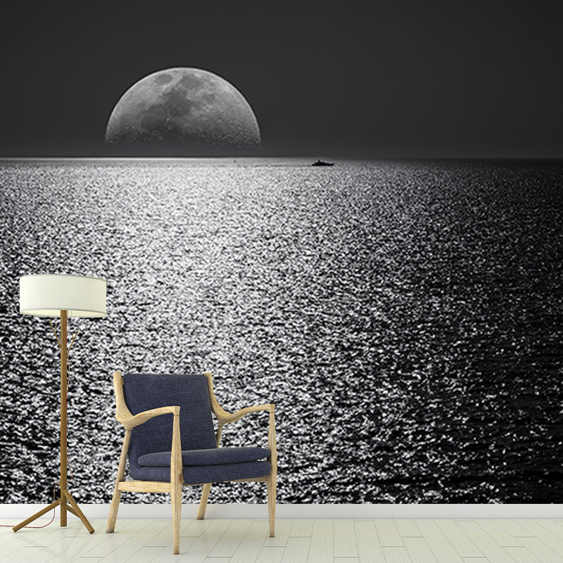 Modern Style Wall Mural Wallpaper Beautiful Sea Living Room Wall Mural