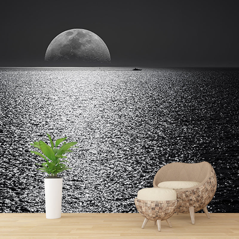 Modern Style Wall Mural Wallpaper Beautiful Sea Living Room Wall Mural