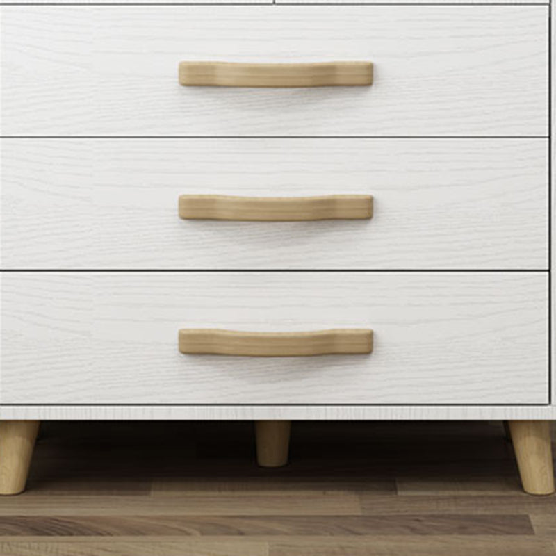 Modern Style Standard Bookcase Closed Back Bookshelf with Drawer Storage