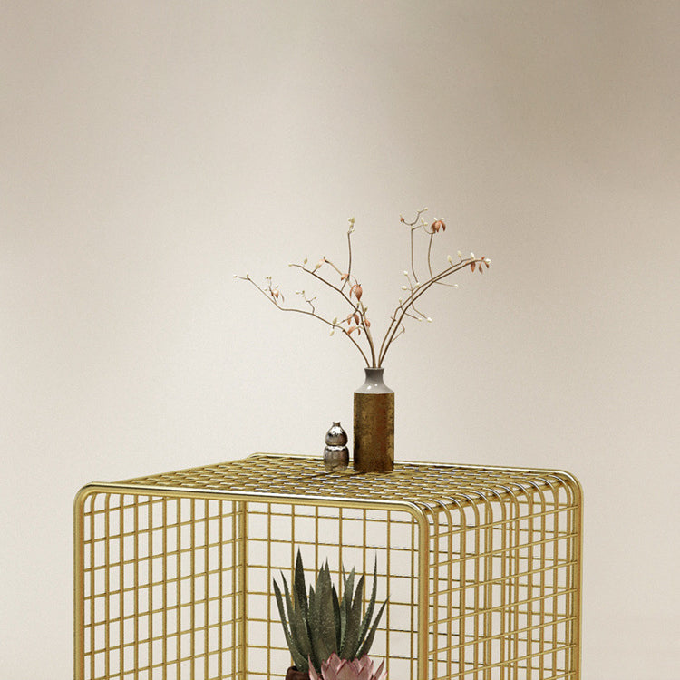 Contemporary Iron Standard Bookshelf Vertical Closed Back Bookcase for Home