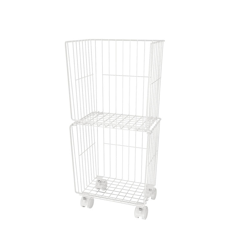 Industrial Iron Closed Back Bookshelf Black and White Bookcase for Home