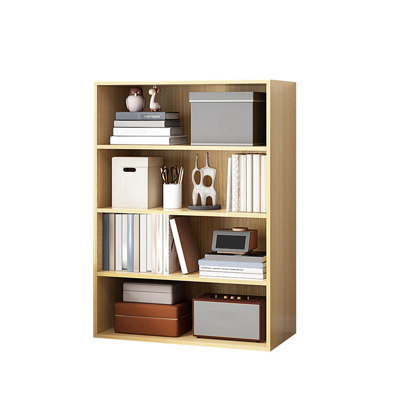 Closed Back Bookcase Engineered Wood Bookshelf for Home Office Study Room