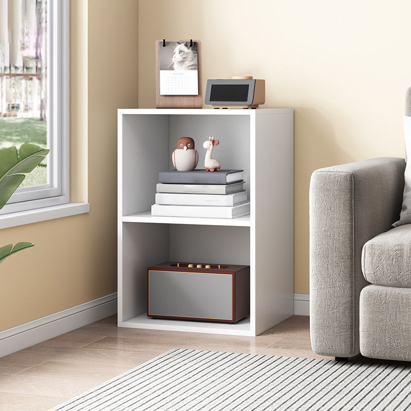 Closed Back Bookcase Engineered Wood Bookshelf for Home Office Study Room