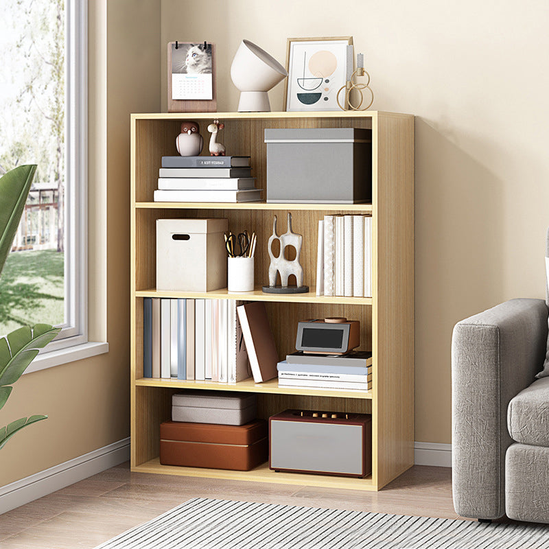 Closed Back Bookcase Engineered Wood Bookshelf for Home Office Study Room