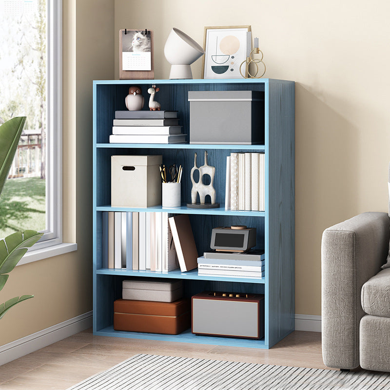 Closed Back Bookcase Engineered Wood Bookshelf for Home Office Study Room