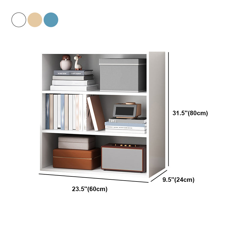 Closed Back Bookcase Engineered Wood Bookshelf for Home Office Study Room