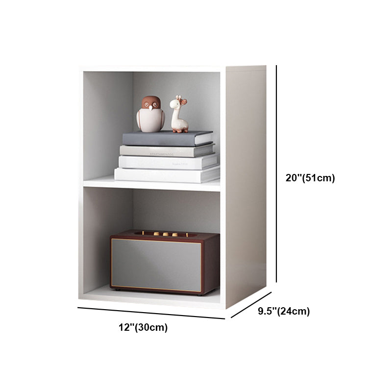 Closed Back Bookcase Engineered Wood Bookshelf for Home Office Study Room