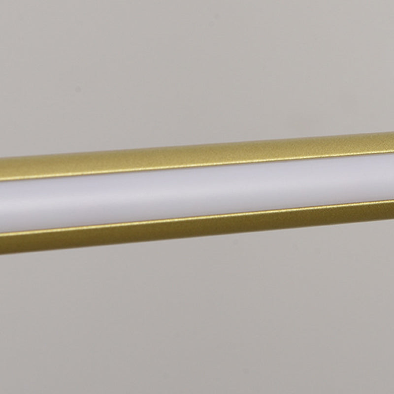 Modern Style Island Light Metal Straight Island Pendant for Dining Room