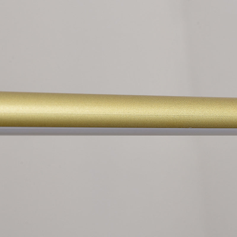 Modern Style Island Light Metal Straight Island Pendant for Dining Room