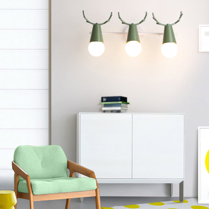 Multi Lights Geometric Wall Mounted Lamps Modern Style Metal Wall Lamps