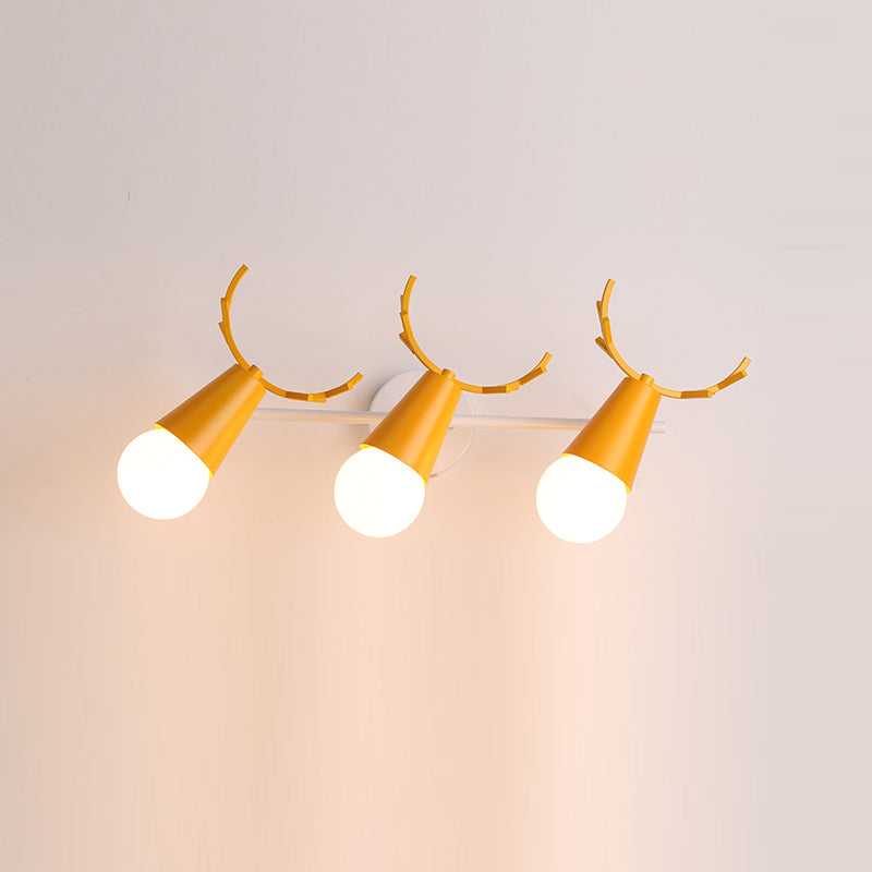 Multi Lights Geometric Wall Mounted Lamps Modern Style Metal Wall Lamps