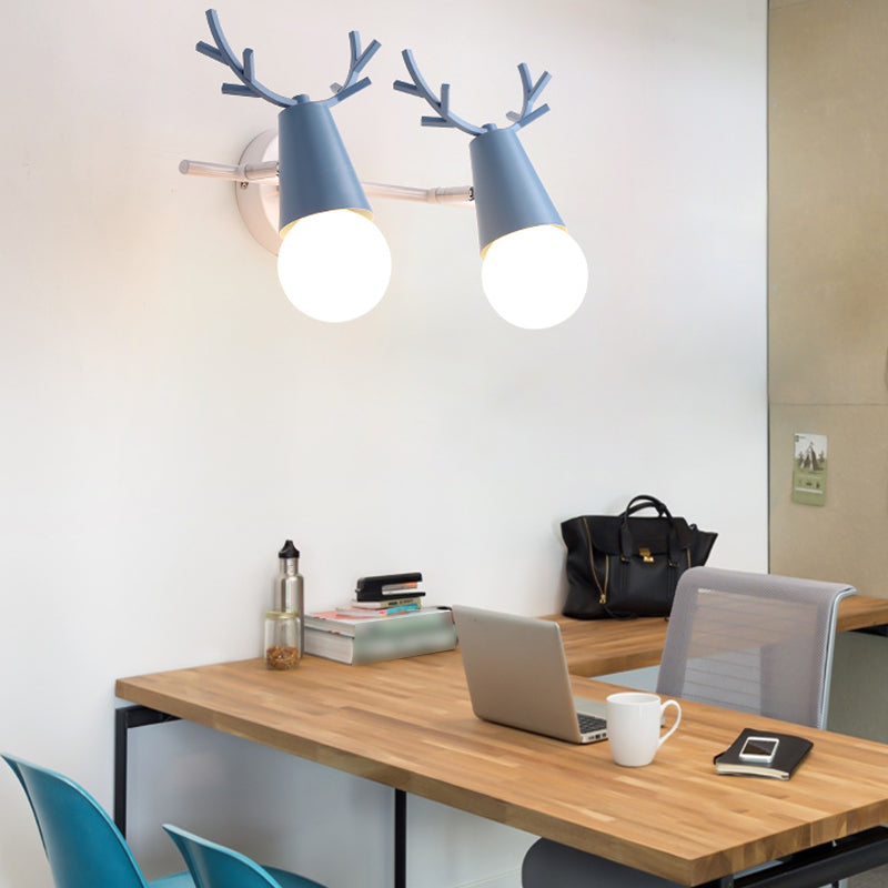 Multi Lights Geometric Wall Mounted Lamps Modern Style Metal Wall Lamps