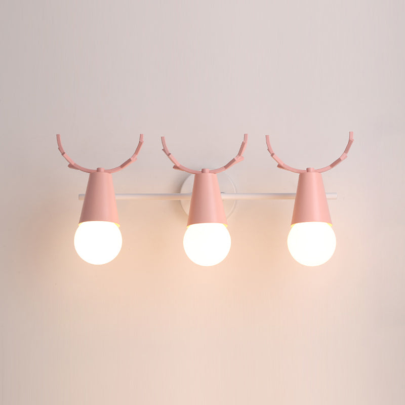 Multi Lights Geometric Wall Mounted Lamps Modern Style Metal Wall Lamps