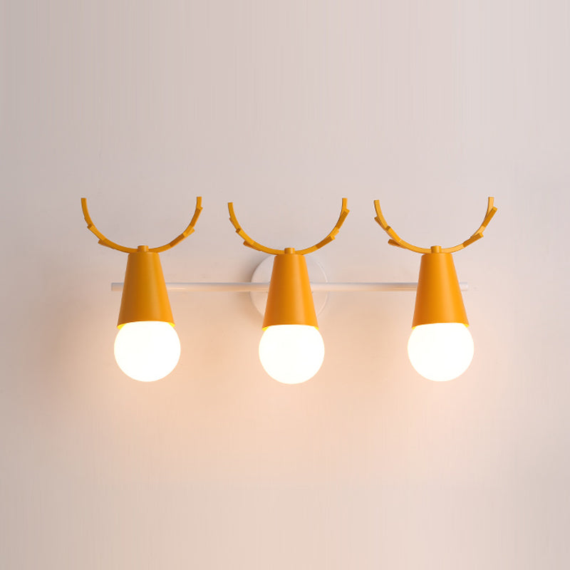 Multi Lights Geometric Wall Mounted Lamps Modern Style Metal Wall Lamps