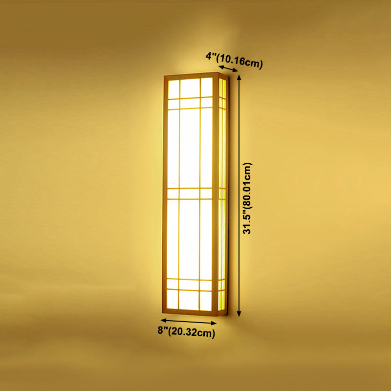 Contemporary Wooden Wall Sconce Light Creative Wall Light Fixture for Bedroom