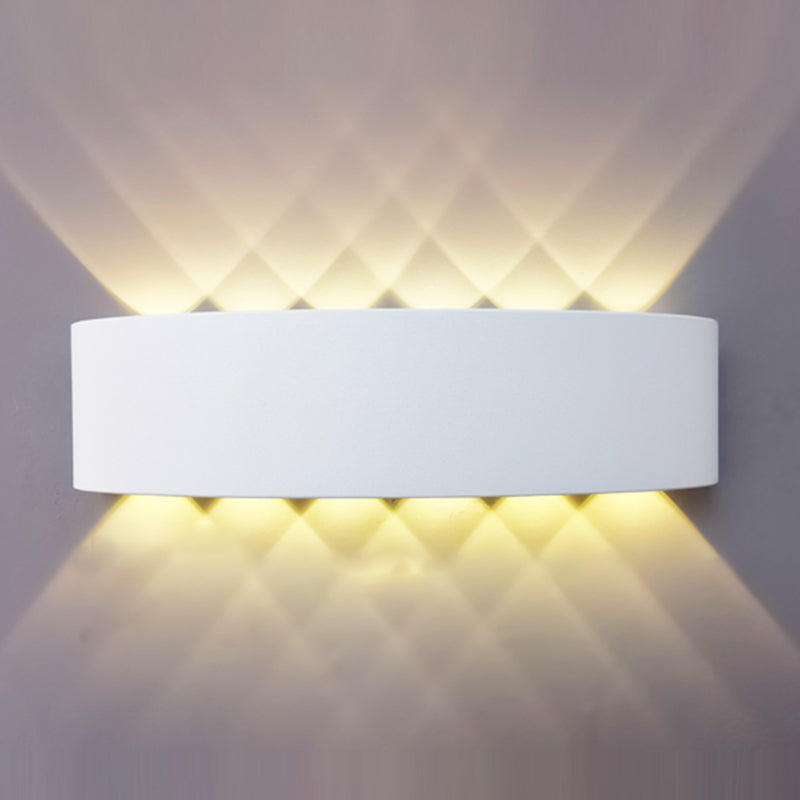 Contemporary Style Rectangle Wall Lights Metal Wall Mount Lights