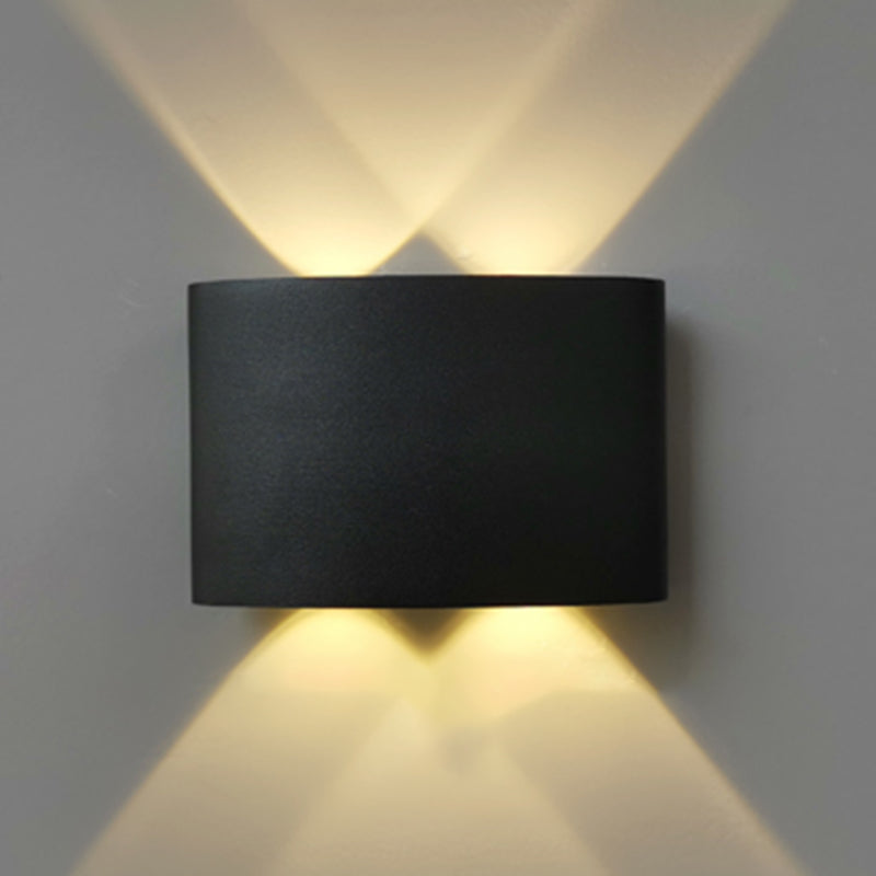 Contemporary Style Rectangle Wall Lights Metal Wall Mount Lights