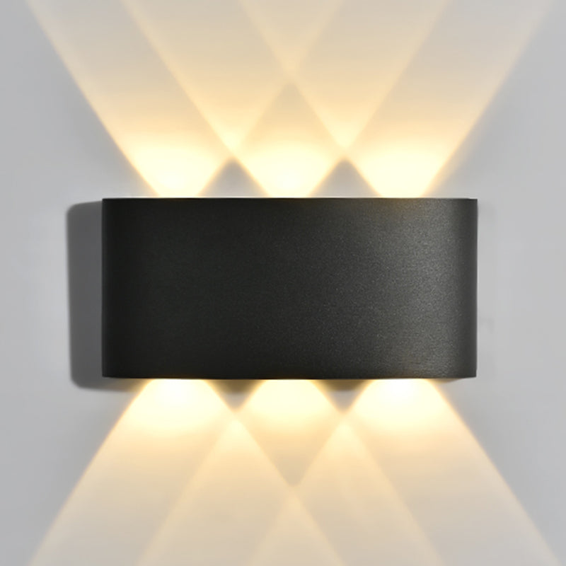 Contemporary Style Rectangle Wall Lights Metal Wall Mount Lights