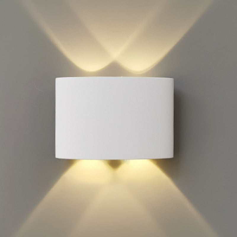 Contemporary Style Rectangle Wall Lights Metal Wall Mount Lights