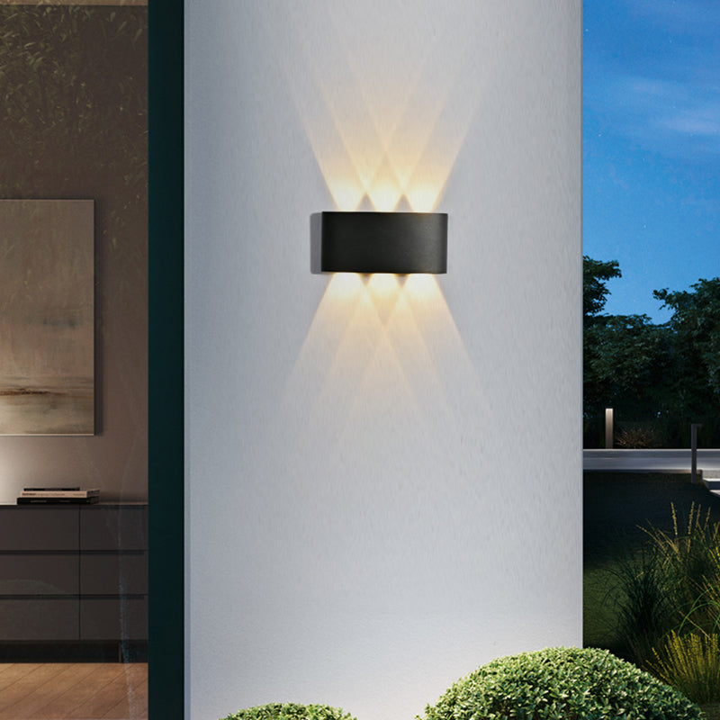 Contemporary Style Rectangle Wall Lights Metal Wall Mount Lights