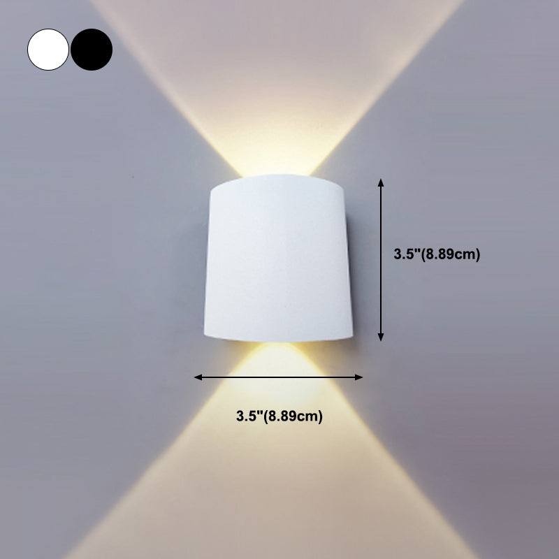 Contemporary Style Rectangle Wall Lights Metal Wall Mount Lights