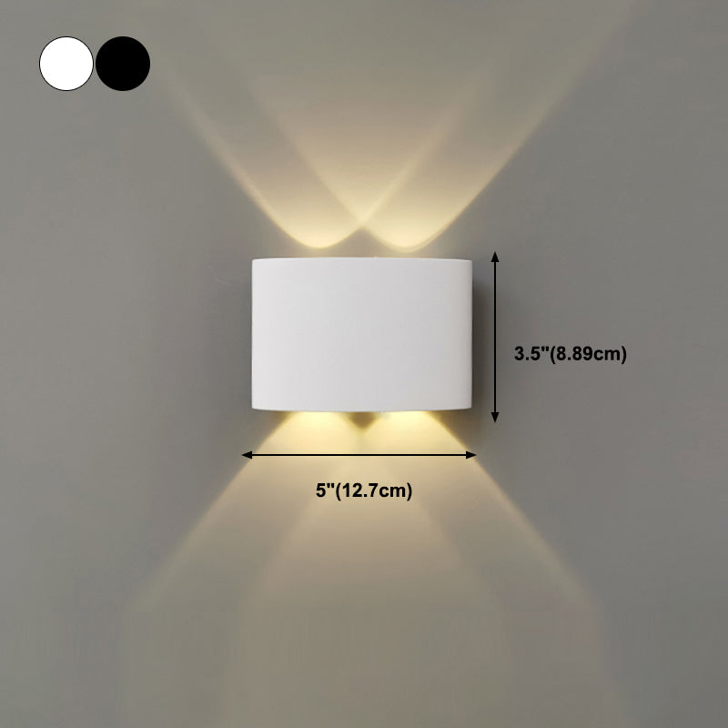 Contemporary Style Rectangle Wall Lights Metal Wall Mount Lights