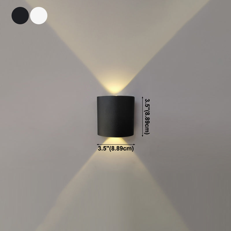 Contemporary Style Rectangle Wall Lights Metal Wall Mount Lights