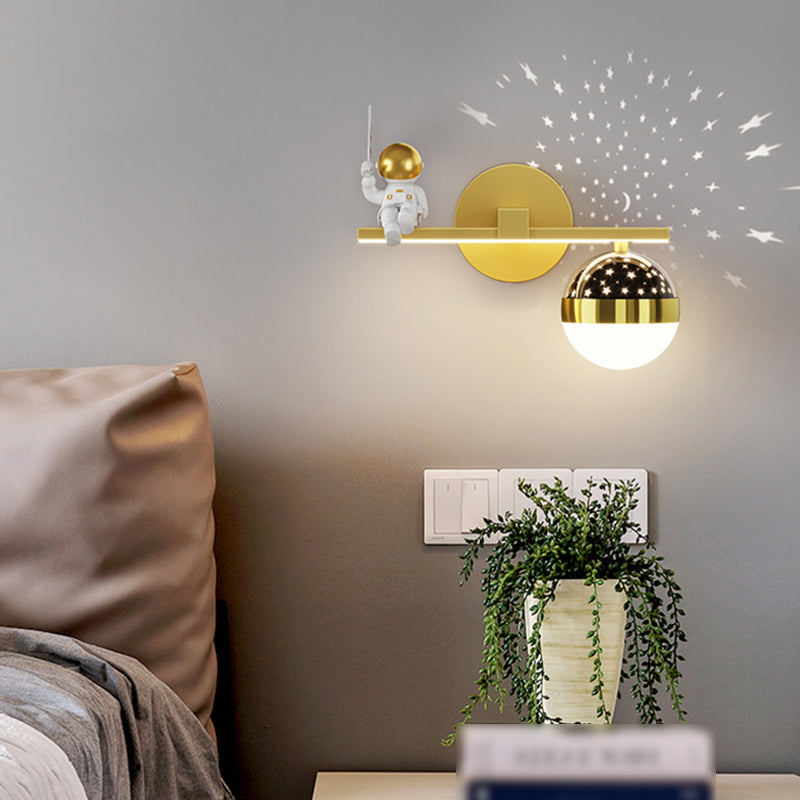 Kids Style Geometry Shape Wall Lights Metal 2-Light Wall Mount Lights