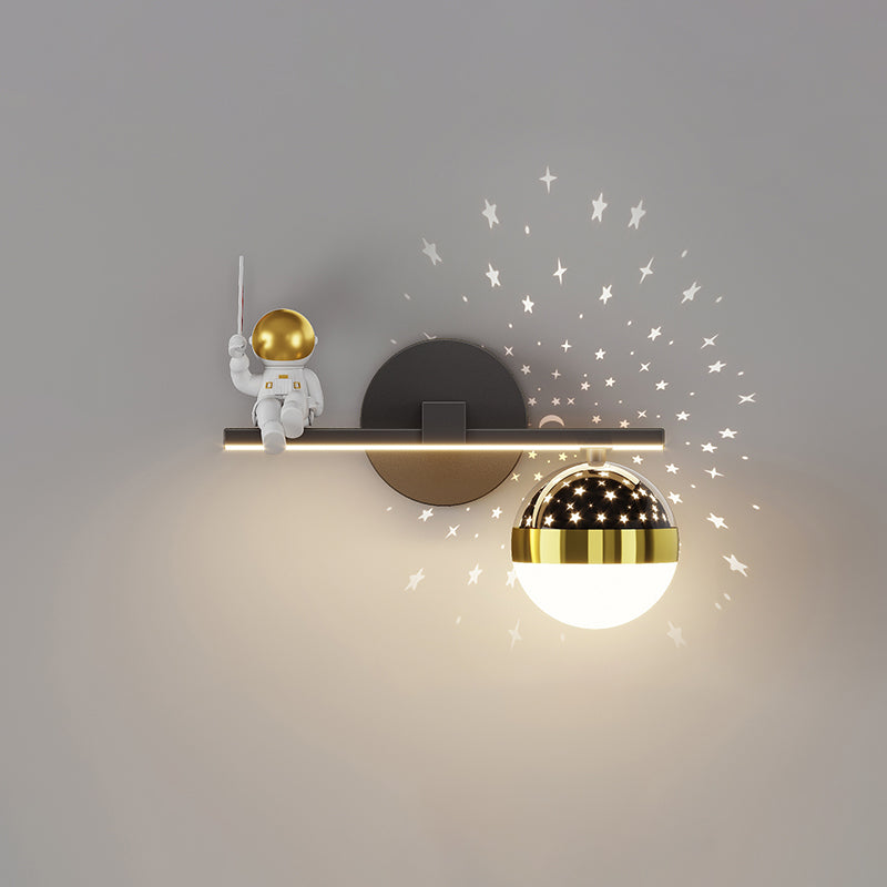 Kids Style Geometry Shape Wall Lights Metal 2-Light Wall Mount Lights