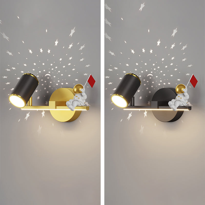 Kids Style Geometry Shape Wall Lights Metal 2-Light Wall Mount Lights