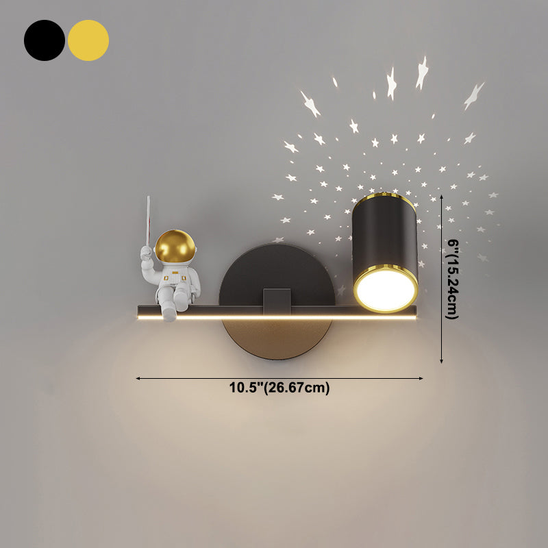 Kids Style Geometry Shape Wall Lights Metal 2-Light Wall Mount Lights