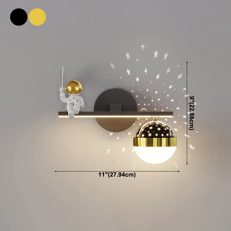 Kids Style Geometry Shape Wall Lights Metal 2-Light Wall Mount Lights