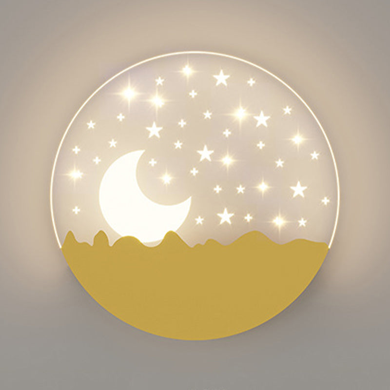 Cartoon LED Wall Lamp Children's Bedroom Wall Sconce Lighting