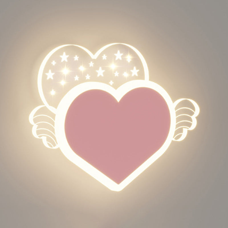 Cartoon LED Wall Lamp Children's Bedroom Wall Sconce Lighting