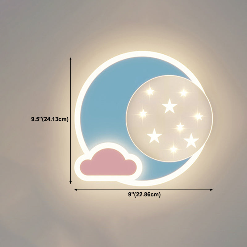 Cartoon LED Wall Lamp Children's Bedroom Wall Sconce Lighting