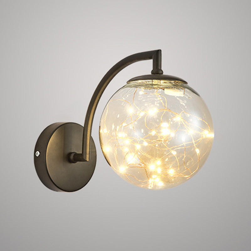 Light Luxury Metal Wall Light Nordic Style Led Wall Lamp for Living Room